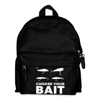 Choose your bait - Kids' Backpack - black - Front