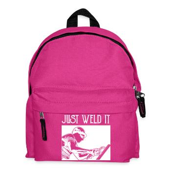 Just Weld It - Kids' Backpack - fuchsia - Front