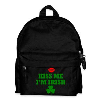 Kiss me im irish - Kids' Backpack - black - Front