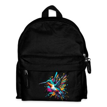 Kolibri - Kinder Rucksack - Schwarz - Vorne