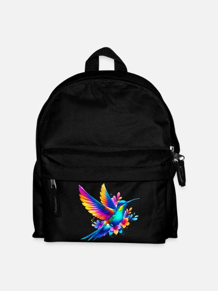 Kolibri - Kinder Rucksack - Schwarz