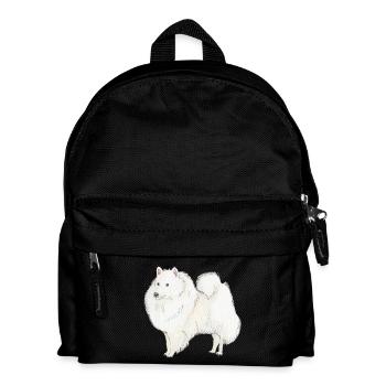 Autocollant de chien Spitz japonais - Sac à dos Enfant - noir - Devant