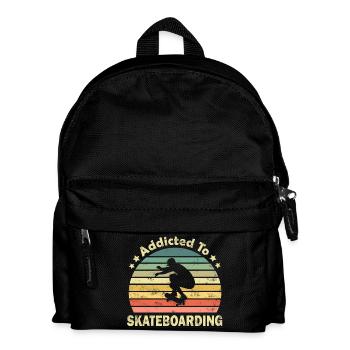 Skateboard Skater - Kids' Backpack - black - Front