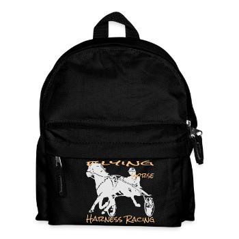 Traber trabrennen - Kinder Rucksack - Schwarz - Vorne