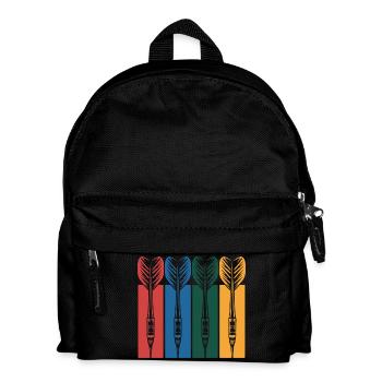 Federkiel-Quartett - Kinder Rucksack - Schwarz - Vorne
