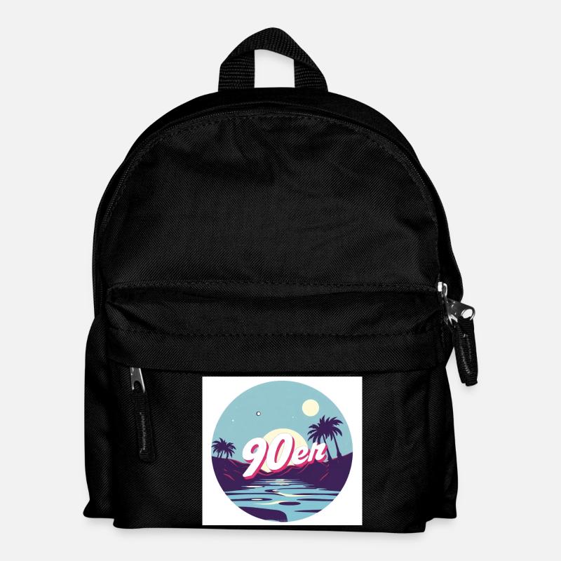 90‘s Summer - Kinder Rucksack - Schwarz