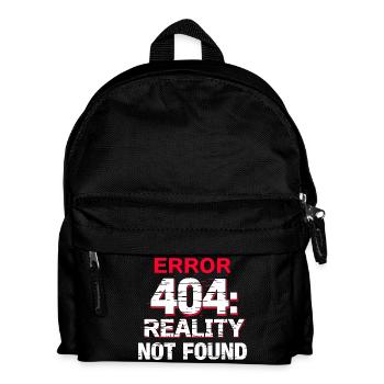 Error: Reality not found - Kids' Backpack - black - Front