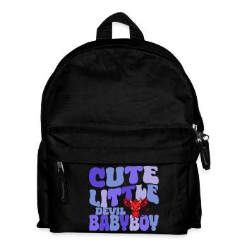 Babyboy - Cute little Devil - Kids' Backpack - black - Front