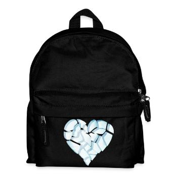 Broken Heart of – Broken Heart Form - Kids' Backpack - black - Front