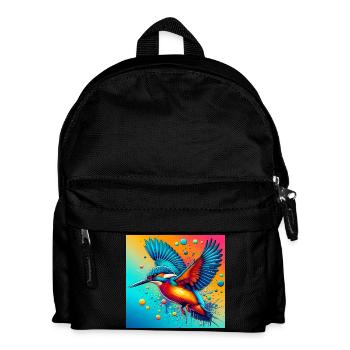 martin-pêcheur - Sac à dos Enfant - noir - Devant