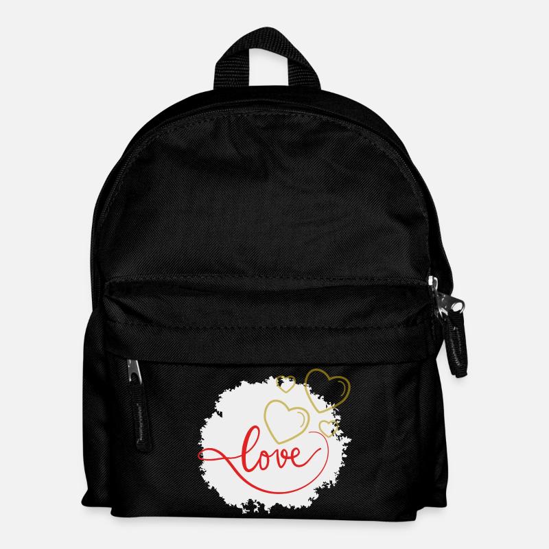amour - Sac à dos Enfant - noir