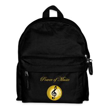 Le pouvoir de la musique - Sac à dos Enfant - noir - Devant