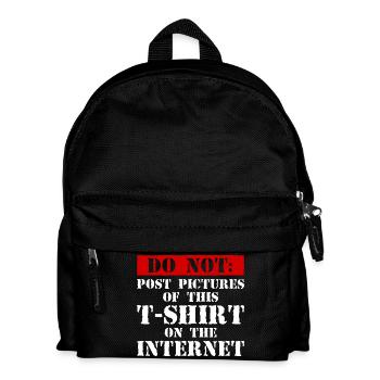 Ne pas Internet – Nerd, médias sociaux et plaisir geek - Sac à dos Enfant - noir - Devant