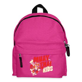 Muay Thai Kids – Tiger in Rot - Kinder Rucksack - Fuchsia - Vorne