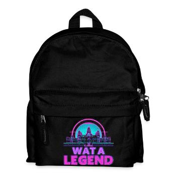 Cambodia Cambodian Wat A Legend - Kids' Backpack - black - Front