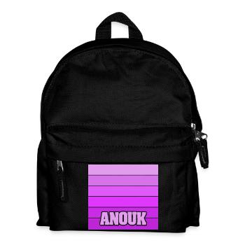 Nom de la fille Anou - Sac à dos Enfant - noir - Devant