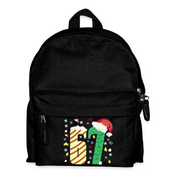 67 Christmas  - Kinder Rucksack - Schwarz - Vorne