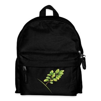 Leaf Branch Oak - Aquarelle - Sac à dos Enfant - noir - Devant