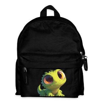 Eidechsen Eidechse - Kinder Rucksack - Schwarz - Vorne