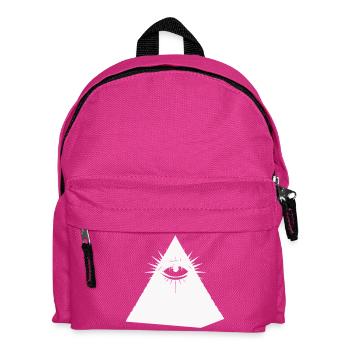 Symbole de l’œil pyramidal Illuminati - Sac à dos Enfant - fuchsia - Devant