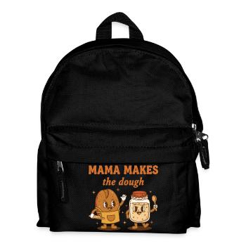 Sauerteigbrot-Backen Mama macht die Teigära - Kinder Rucksack - Schwarz - Vorne