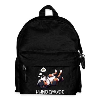 Hundemüde Berner Sennenhund Sennenhunde Berner - Kinder Rucksack - Schwarz - Vorne
