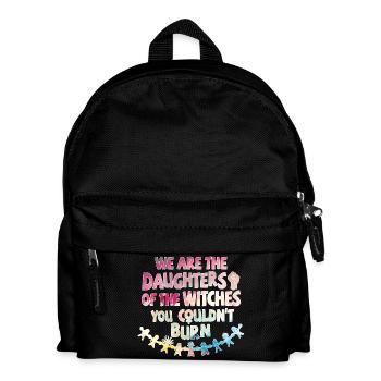 Nous sommes les filles des sorcières que tu n’as pas pu brûler - Sac à dos Enfant - noir - Devant