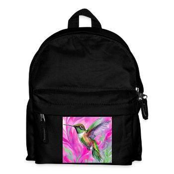 hummingbird - Kids' Backpack - black - Front