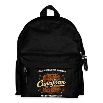 Ancient Mesopotamia, Sumerian - Kids' Backpack - black - Front
