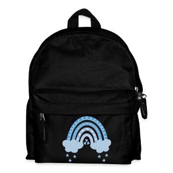Rainbow with clouds - Kids' Backpack - black - Front