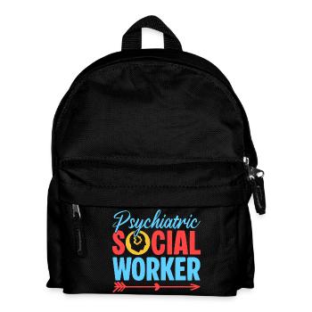 Social Worker Quota Psychiatric Social Work - Kids' Backpack - black - Front