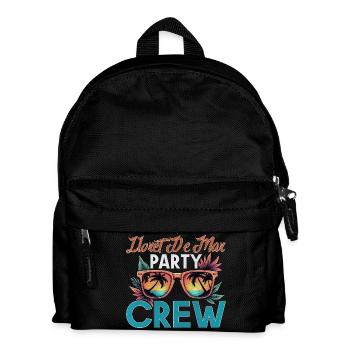 Lloret De Mar Crew - Kinder Rucksack - Schwarz - Vorne