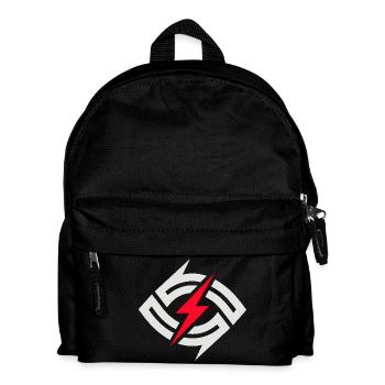 Circular Flash Contrast - Kids' Backpack - black - Front