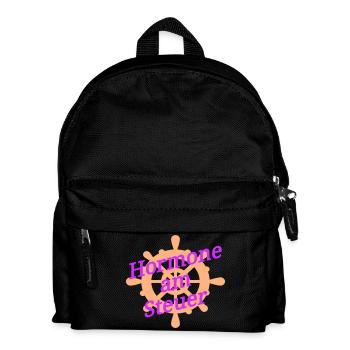 Wechseljahre Hormone Steuer - Kinder Rucksack - Schwarz - Vorne