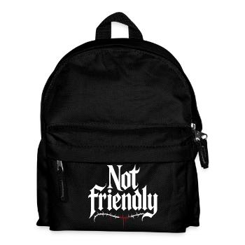 Introverti Pas Amical Solitaire Antisocial - Sac à dos Enfant - noir - Devant