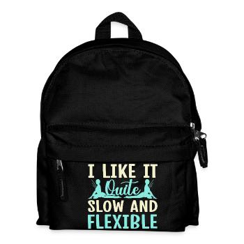 Le yoga aime ça lent et flexible Yoga drôle - Sac à dos Enfant - noir - Devant