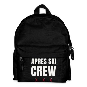 Après Ski Crew Wintersport Ski Gruppe Partnerlook - Kinder Rucksack - Schwarz - Vorne