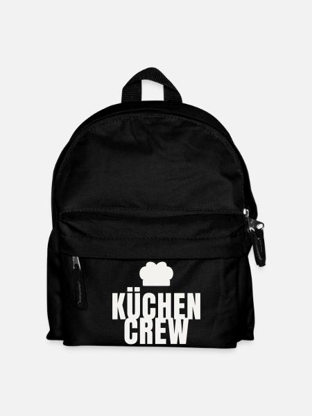 Kitchen Crew Chef Gastro Restaurant Chef's Hat - Kids' Backpack - black