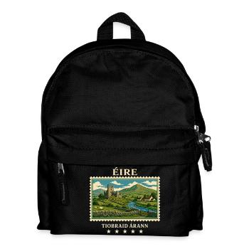 Irland Tipperary Vintage Reisemarke - Kinder Rucksack - Schwarz - Vorne