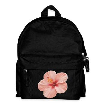 Hibiscus Peach - Kids' Backpack - black - Front