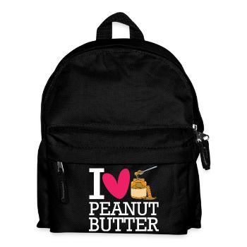Peanut butter - Kids' Backpack - black - Front