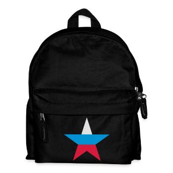 Russische Stern - Kinder Rucksack - Schwarz - Vorne