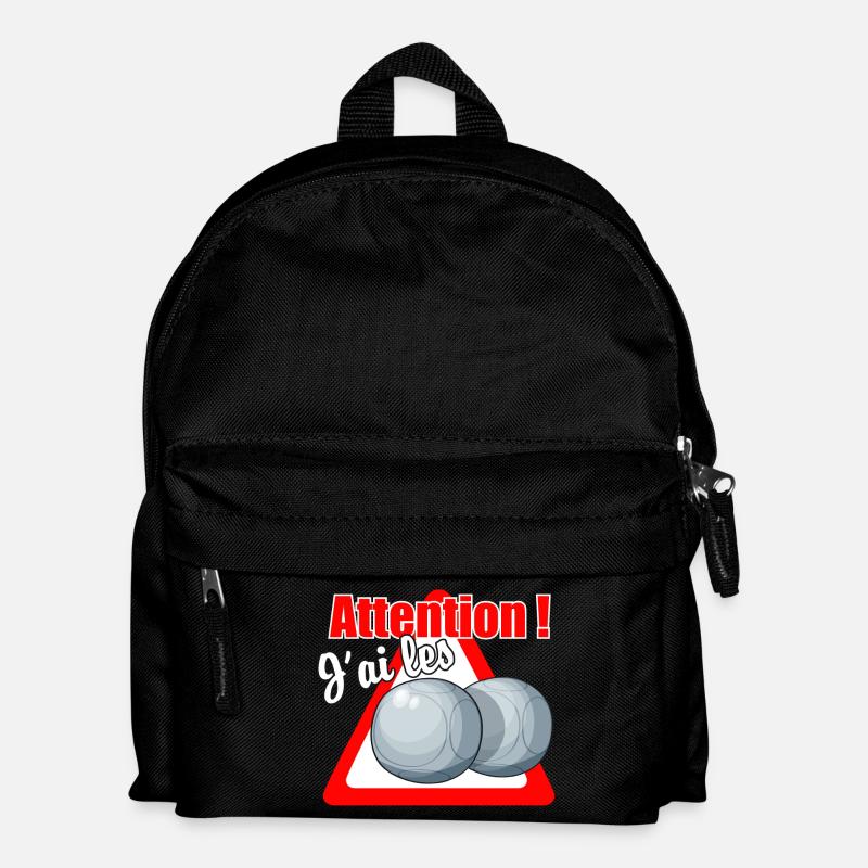 Balls! - Kinder Rucksack - Schwarz
