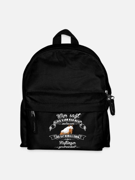 Haflinger chance - Sac à dos Enfant - noir