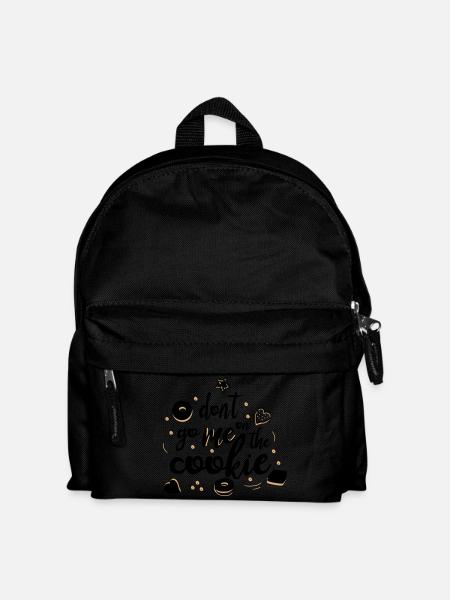 don´t go me on the cookie - Kinder Rucksack - Schwarz