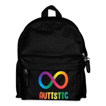 Autistische Unendlichkeit - Kinder Rucksack - Schwarz - Vorne