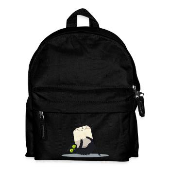 chat sachet de thé - Sac à dos Enfant - noir - Devant
