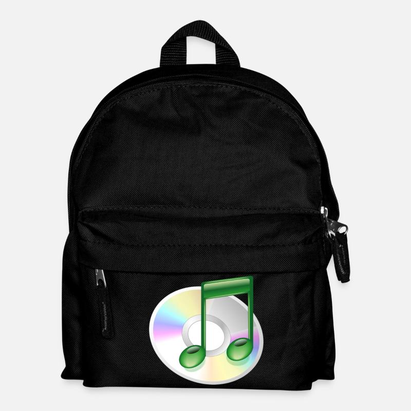 CD music - Kids' Backpack - black