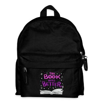 Le livre Quoi de mieux - Sac à dos Enfant - noir - Devant