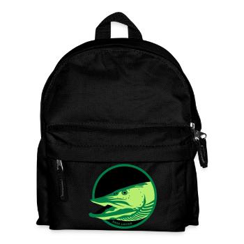 Hecht - Kinder Rucksack - Schwarz - Vorne